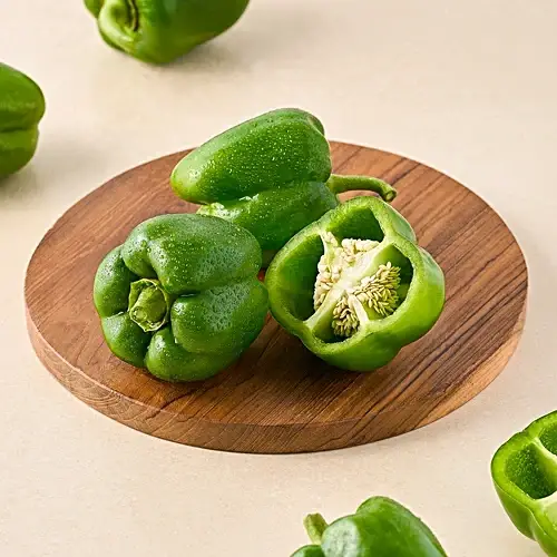 fresh Capsicum - Green, 1 kg