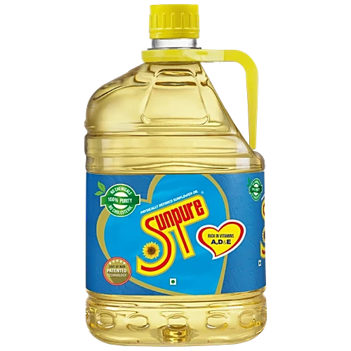 Sunpure Refined Sunflower Oil, 5 L Can