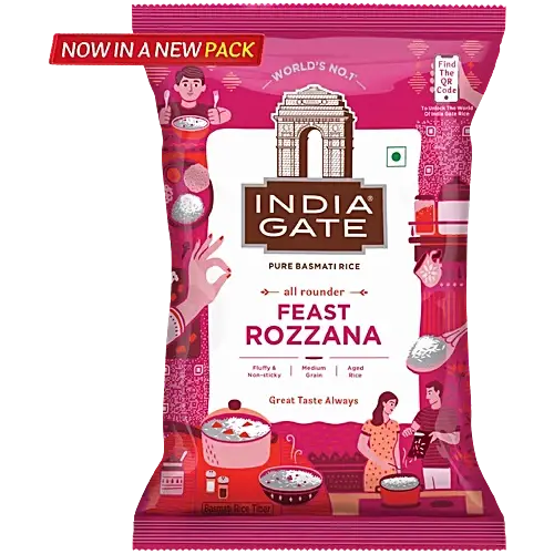 India Gate Basmati Rice/Basmati Akki - Feast Rozzana, 1 kg