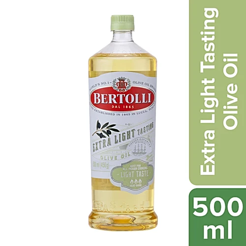 Bertolli Extra Light Tasting Olive Oil, 500 ml Bottle