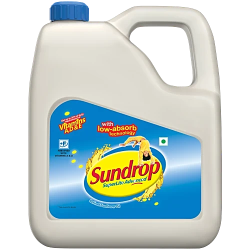 Sundrop Superlite Advanced Refined Sunflower Oil, 2.55 kg Can