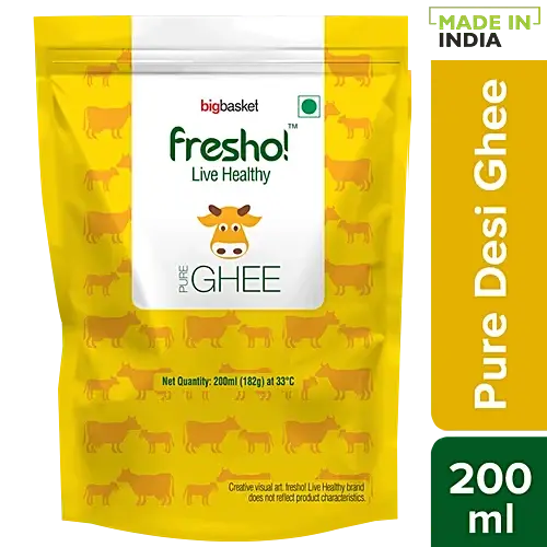fresho! Pure Ghee/Tuppa, 200 ml
