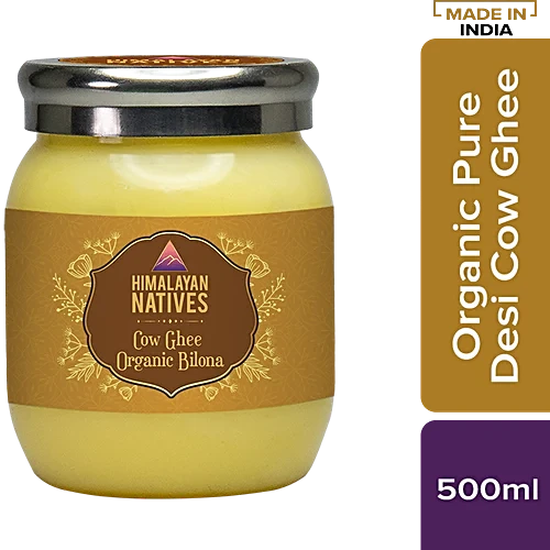 Himalayan Natives Cow Ghee/Tuppa - Organic Bilona, 500 ml