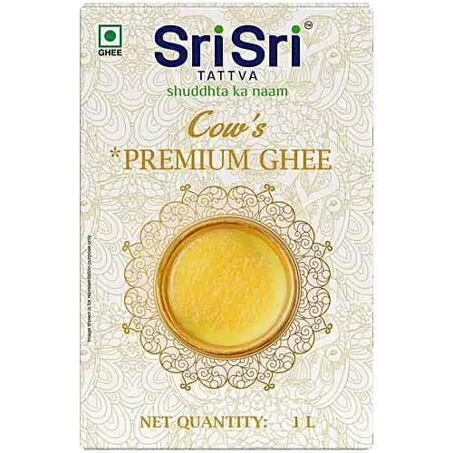 Sri Sri Tattva Premium Cow Ghee, 1 L