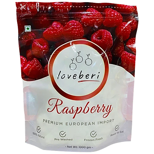 Loveberi Raspberry - Natural, Frozen Fresh, 1 kg