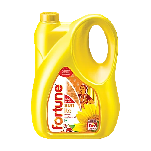Fortune Sunlite Refined Sunflower Oil, 4.55 kg Jar