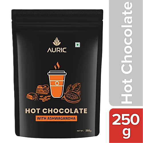 Auric Hot Chocolate With Ashwagandha - Rich Antioxidants, 250 g