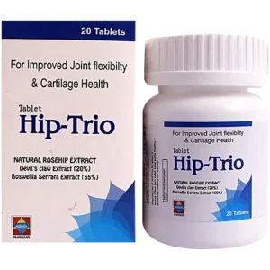 Hip-Trio Tablet With Rosehip Extract For Joint Health, 20 pcs